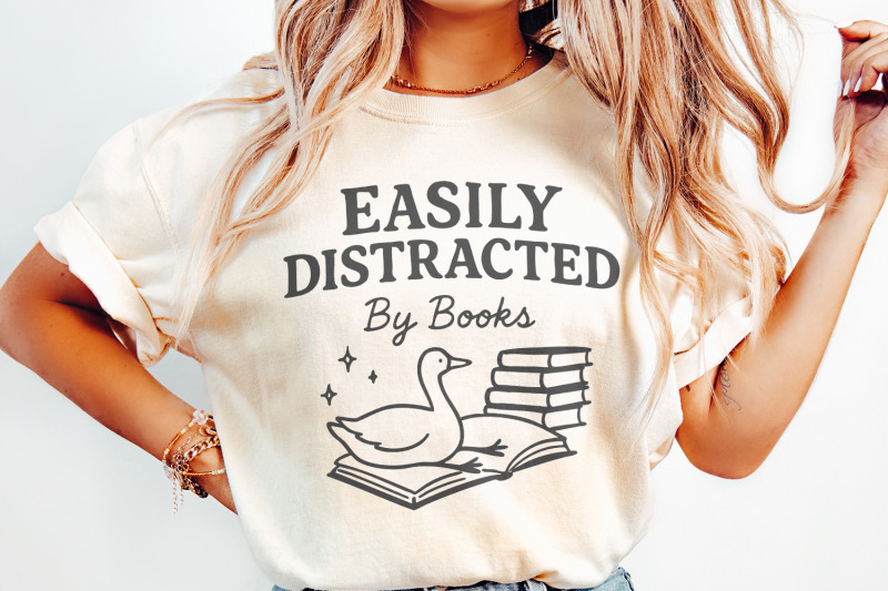 easily-distracted-by-books-png-trendy-bookish-png-silly-goose-design