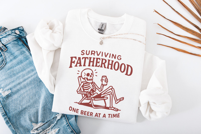 surviving-fatherhood-one-beer-at-a-time-png-father-039-s-day-png-funny-d