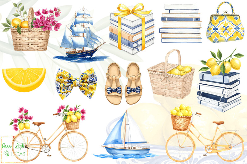 mediterranean-coastal-summer-clipart-beach-travel-illustrations