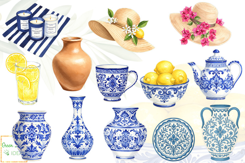 mediterranean-coastal-summer-clipart-beach-travel-illustrations