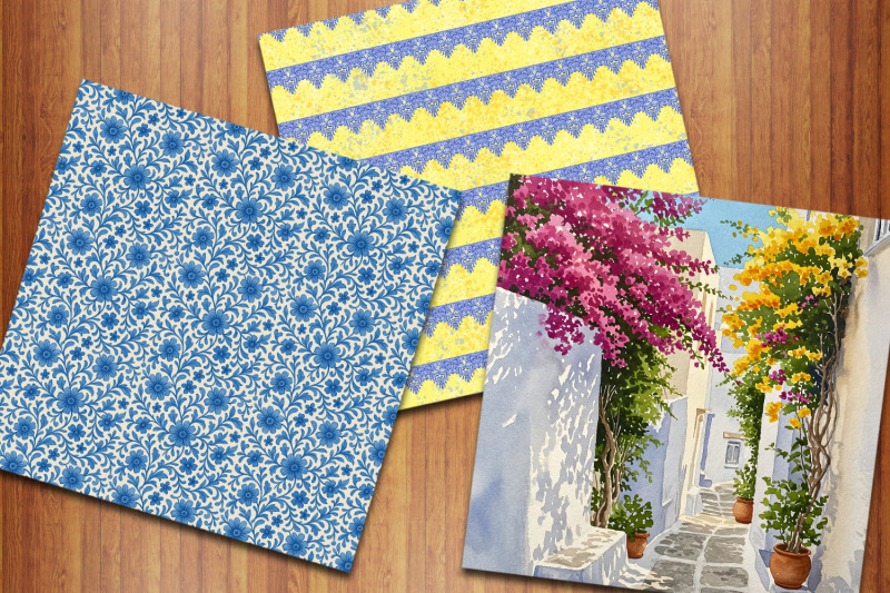 mediterranean-summer-digital-papers-azulejo-tiles-backgrounds