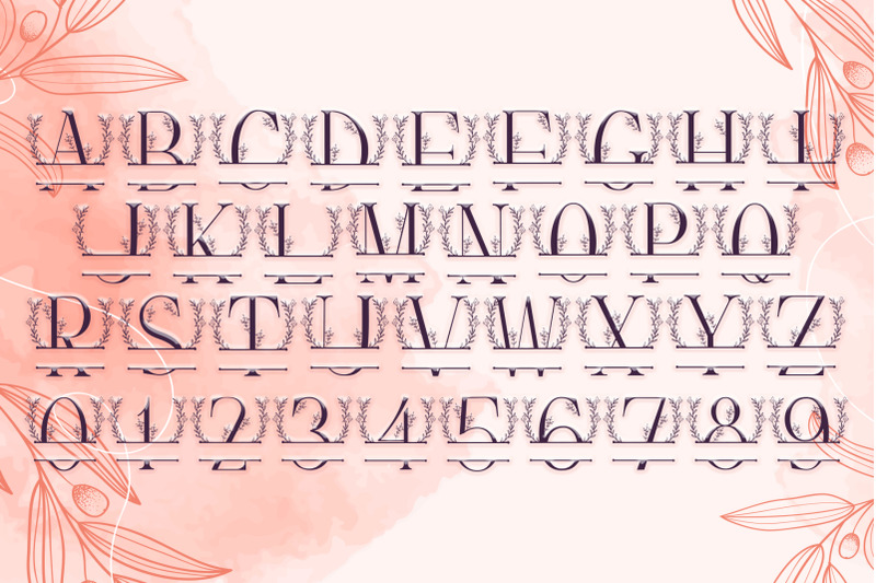 floral-buds-monogram