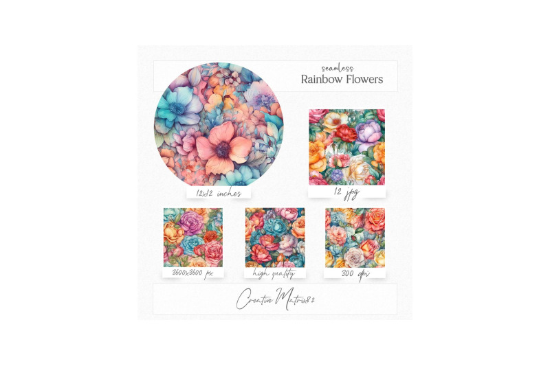 rainbow-flowers-seamless-digital-paper