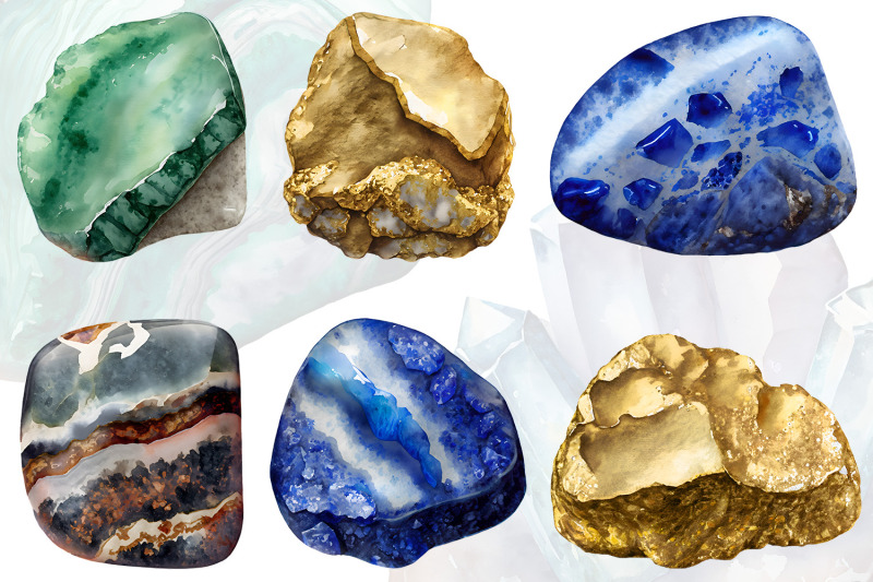 watercolor-gemstones-clipart-vol-2-crystals-graphics-precious-stones