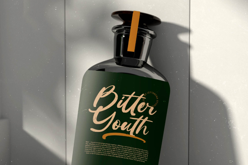 routine-oldnight-modern-brush-font