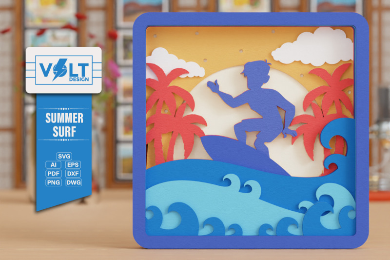 summer-svg-beach-3d-svg-craft-design