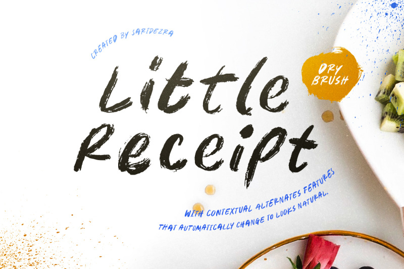 little-receipt-rough-brush-font