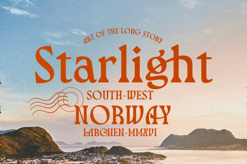 larchen-ligature-bold-serif