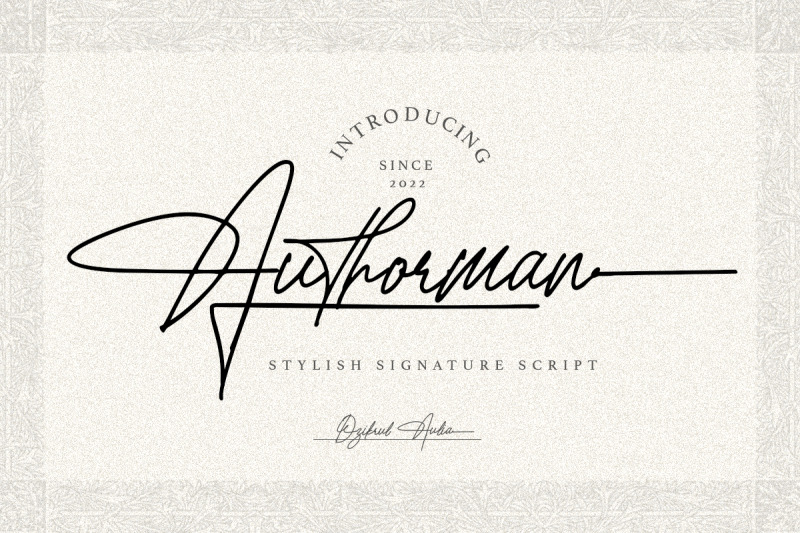 authorman-stylish-signature-script