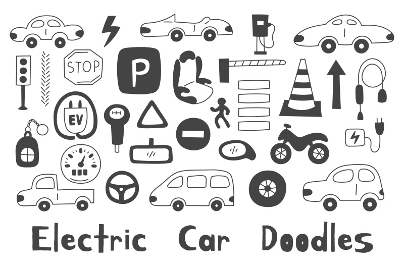 electric-car-doodles-png-clipart