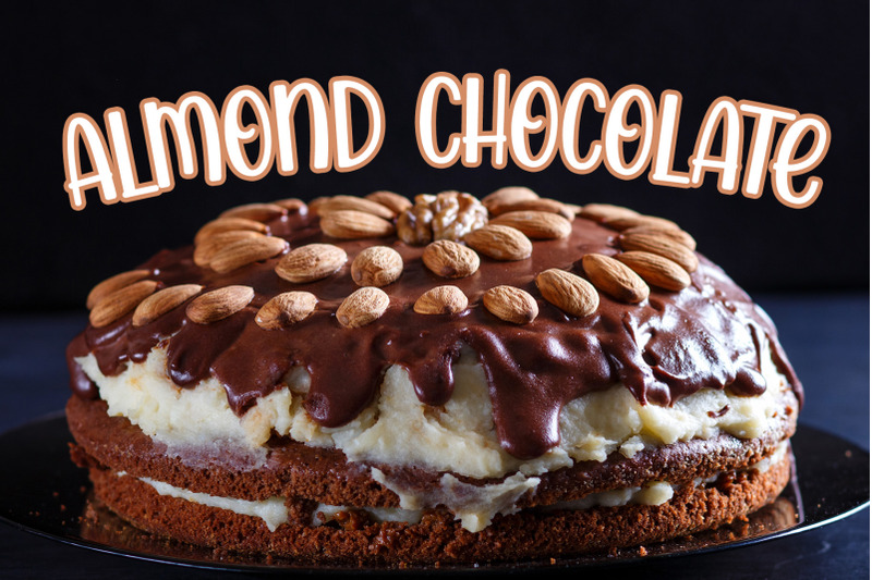 almond-caramel
