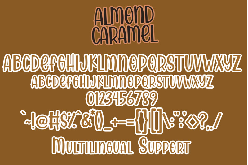 almond-caramel