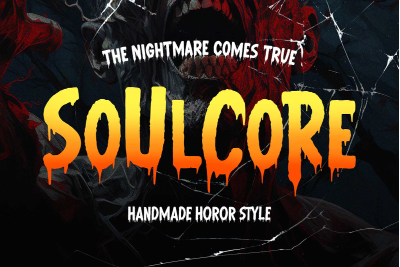 soulcore-horror-display-font