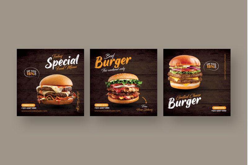 burger-instagram-post-template