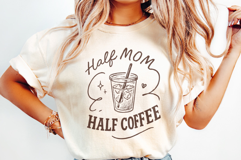 half-mom-half-coffee-png-retro-mama-png-checkered-mom-life-png-funn