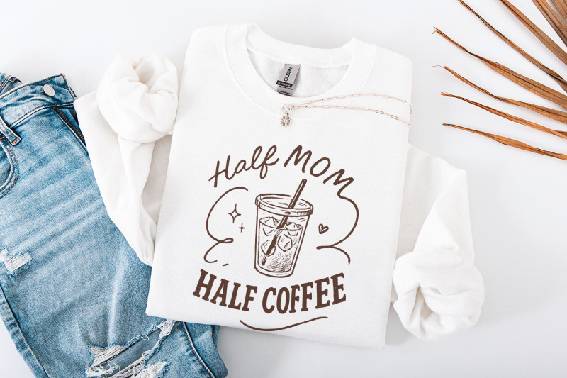 half-mom-half-coffee-png-retro-mama-png-checkered-mom-life-png-funn