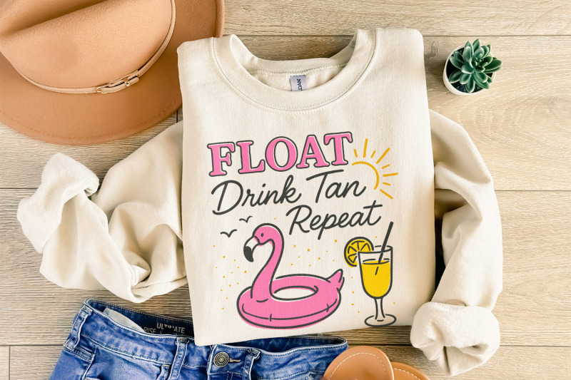 float-drink-tan-repeat-png-summer-vibes-hello-summer-png-beach-png
