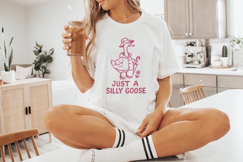 just-a-silly-goose-png-trending-goose-digital-download-cute-retro-go
