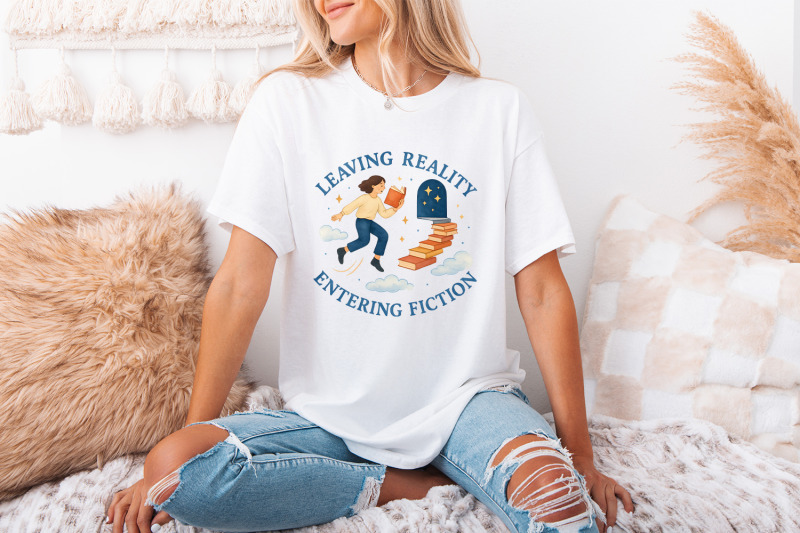 leaving-reality-entering-fiction-funny-retro-vintage-bookish-png-boo