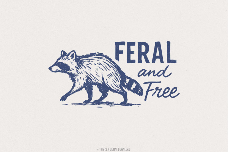 feral-and-free-raccoon-png-vintage-wild-animal-sublimation-cute-wild