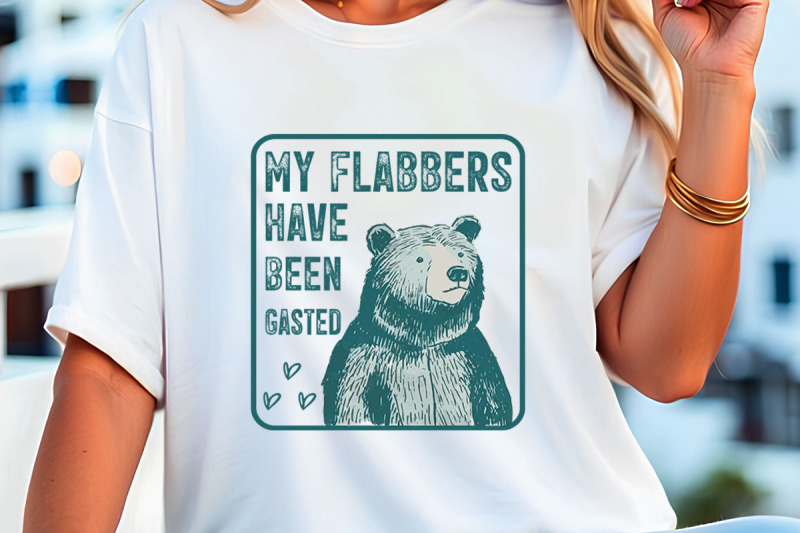 my-flabbers-have-been-gasted-typographic-t-shirt-design