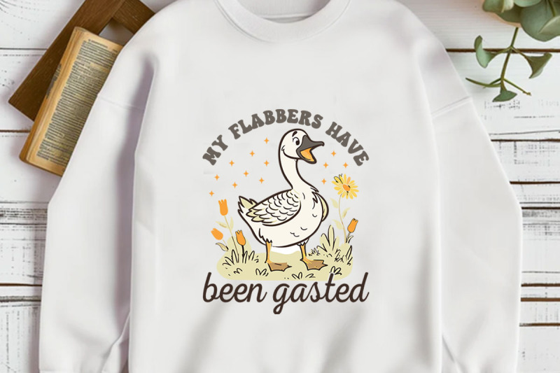 my-flabbers-have-been-gasted-typographic-t-shirt-design
