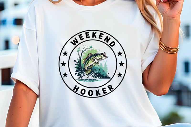 weekend-hooker-typographic-t-shirt-design