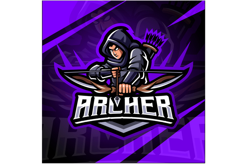 archer-esport-mascot-logo-design