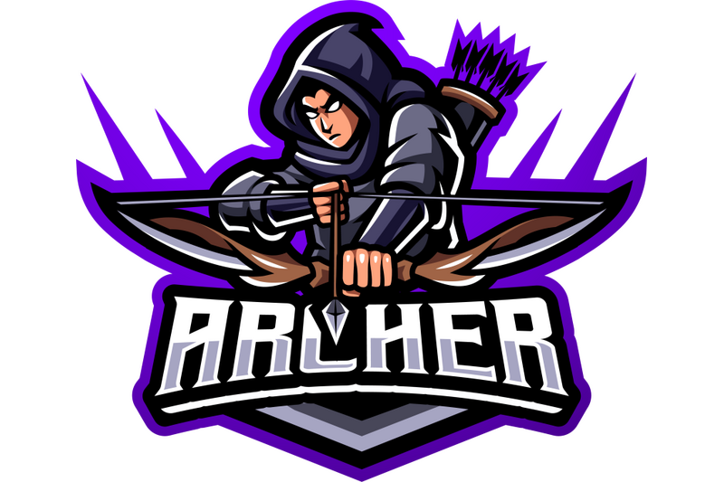 archer-esport-mascot-logo-design