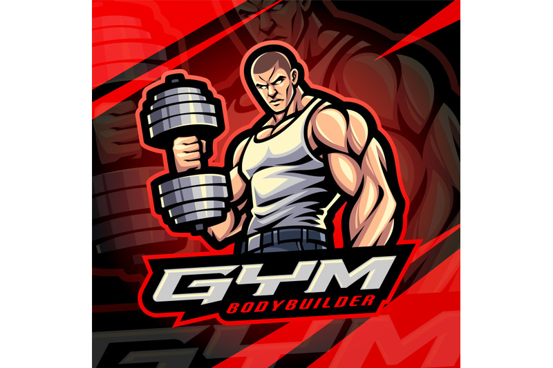 gym-bodybuilder-esport-mascot-logo-design