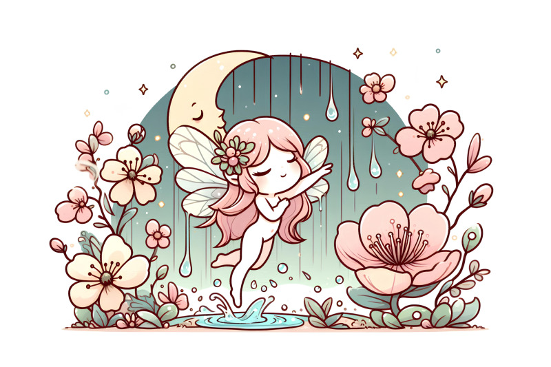 blooming-fairy-in-a-poetic-raindrop-scene