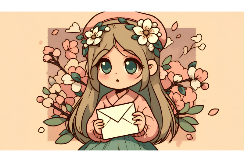 blossomed-girl-holding-message-cubism