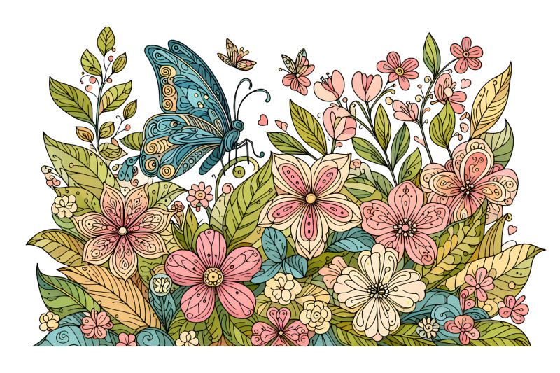 butterfly-among-vibrant-blossoms-fauvism