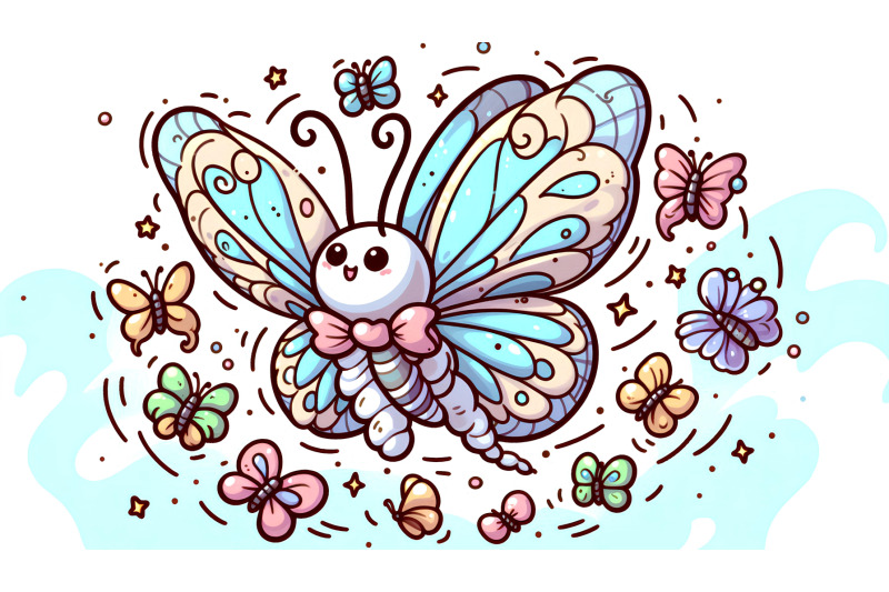 butterfly-dancing-in-the-wind-motion-blur-art