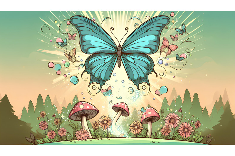 butterfly-fluttering-over-a-fantasy-field-magical-pop-art
