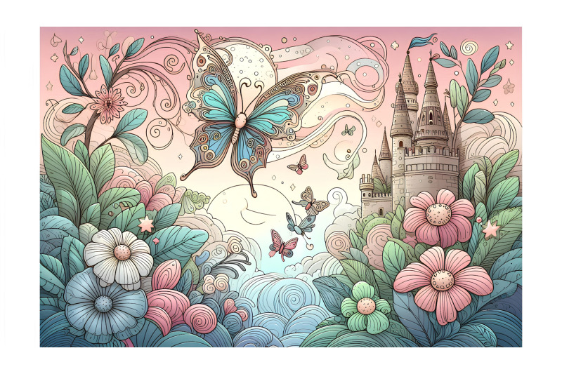 butterfly-hovering-over-a-fantasy-garden-magical-realism