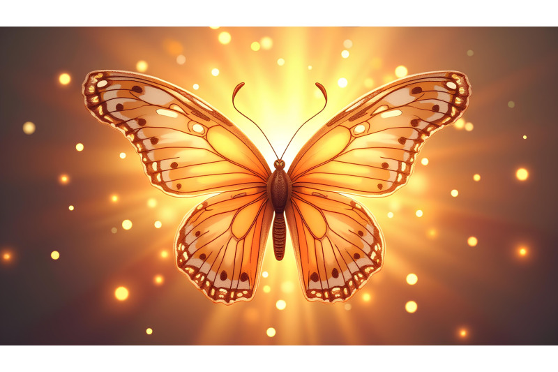 butterfly-in-a-golden-aura-aura-art