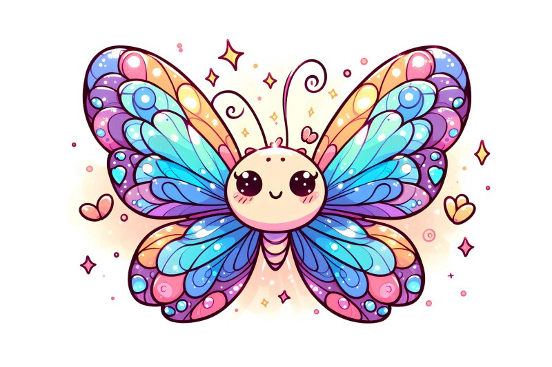 butterfly-with-radiant-colors-acrylic