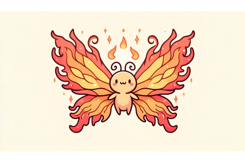 butterfly-with-wings-of-fire-elemental-art