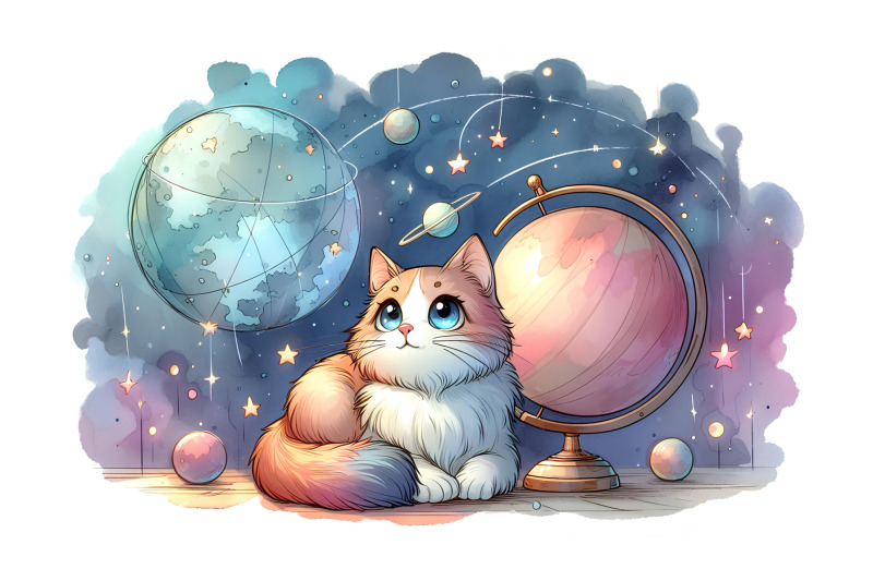 cat-celestial-curiosity-watercolor