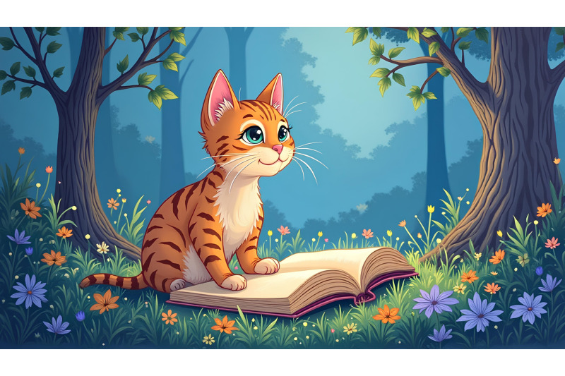 cat-enchanted-page-acrylic