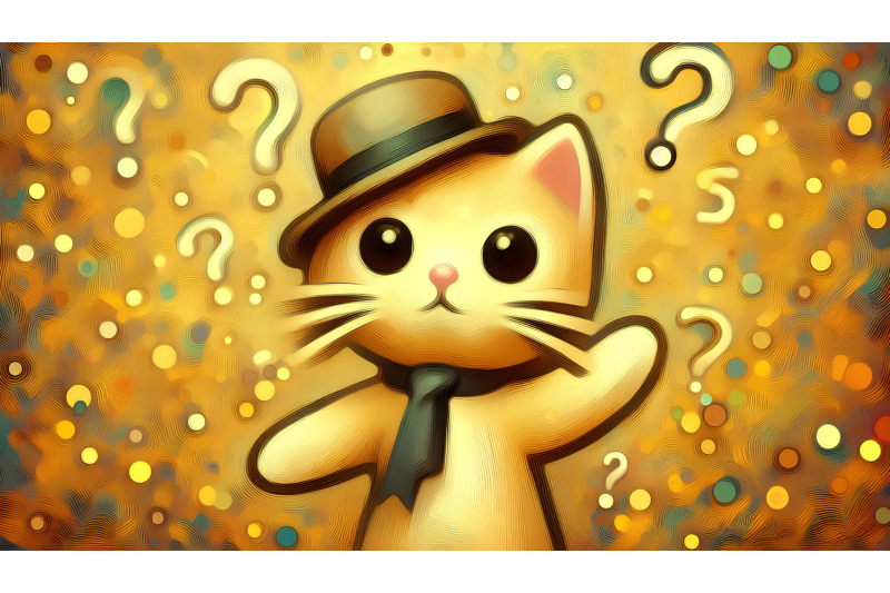 cat-golden-mystery-impressionism