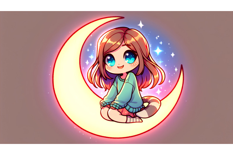 chibi-style-girl-on-glowing-crescent