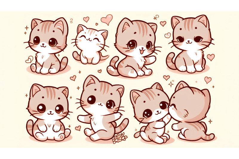 chibi-style-kittens-in-cute-poses