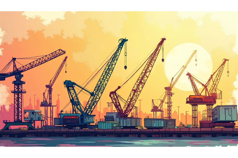 cranes-in-a-bold-color-splash-graffiti-art