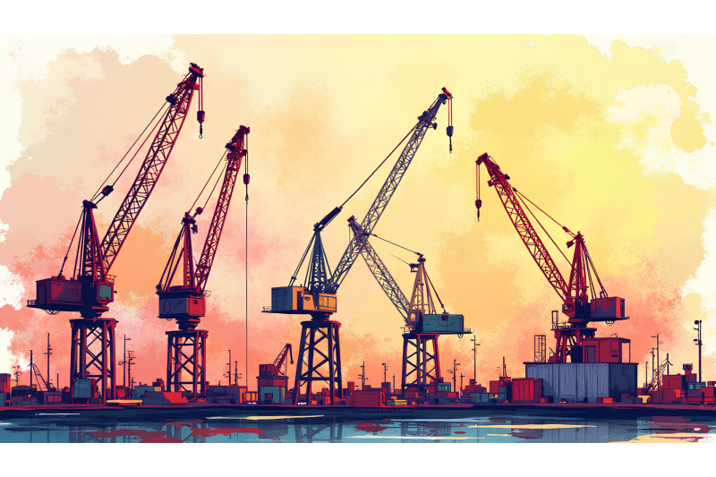 cranes-in-a-bold-color-splash-graffiti-art