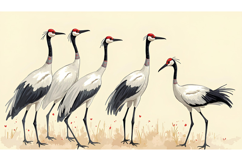 cranes-in-a-bold-ink-stroke-expressive-brushwork