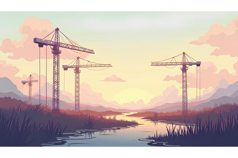cranes-in-a-dreamlike-landscape-surrealism