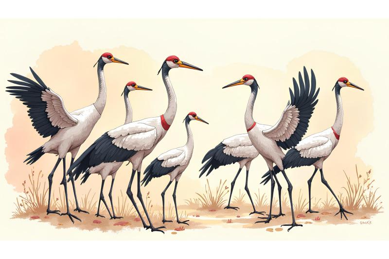 cranes-in-a-dynamic-brushstroke-bold-ink-expressionism
