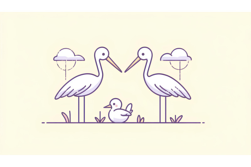 cranes-in-a-minimalist-design-minimalism